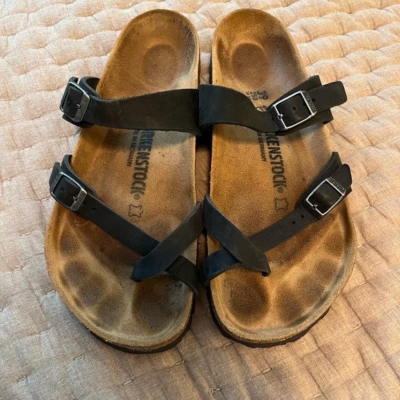 Birkenstock Shoes - Black nubuck Mayari Birkenstock. Size 39.